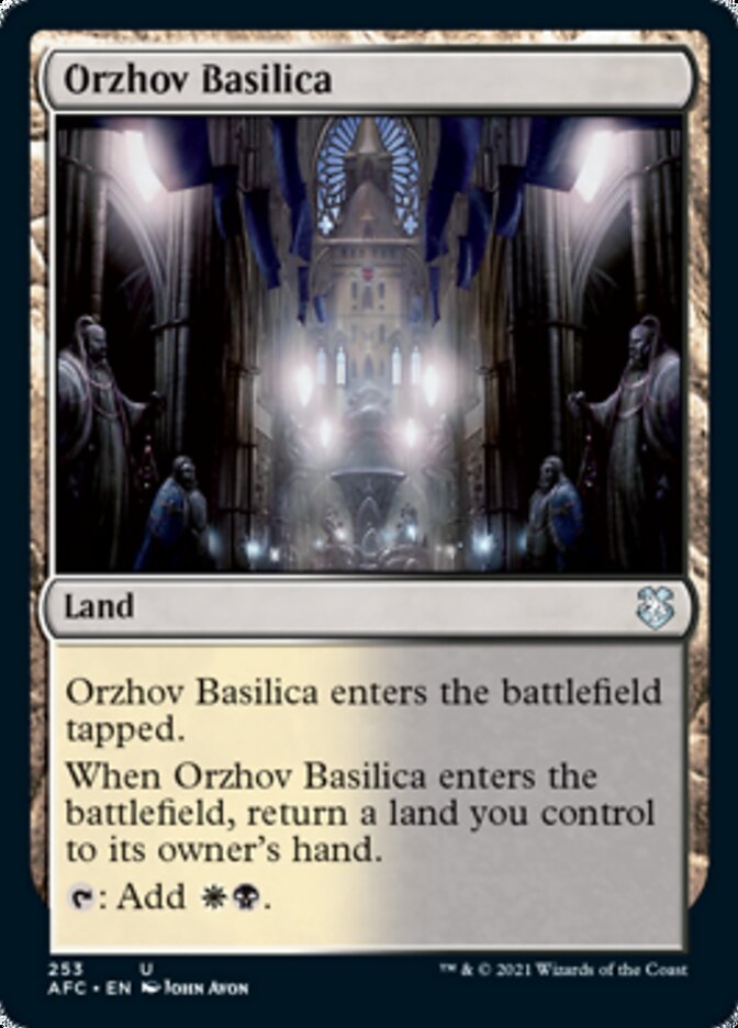 Orzhov Basilica [Dungeons & Dragons: Adventures in the Forgotten Realms Commander] | Good Games Adelaide SA