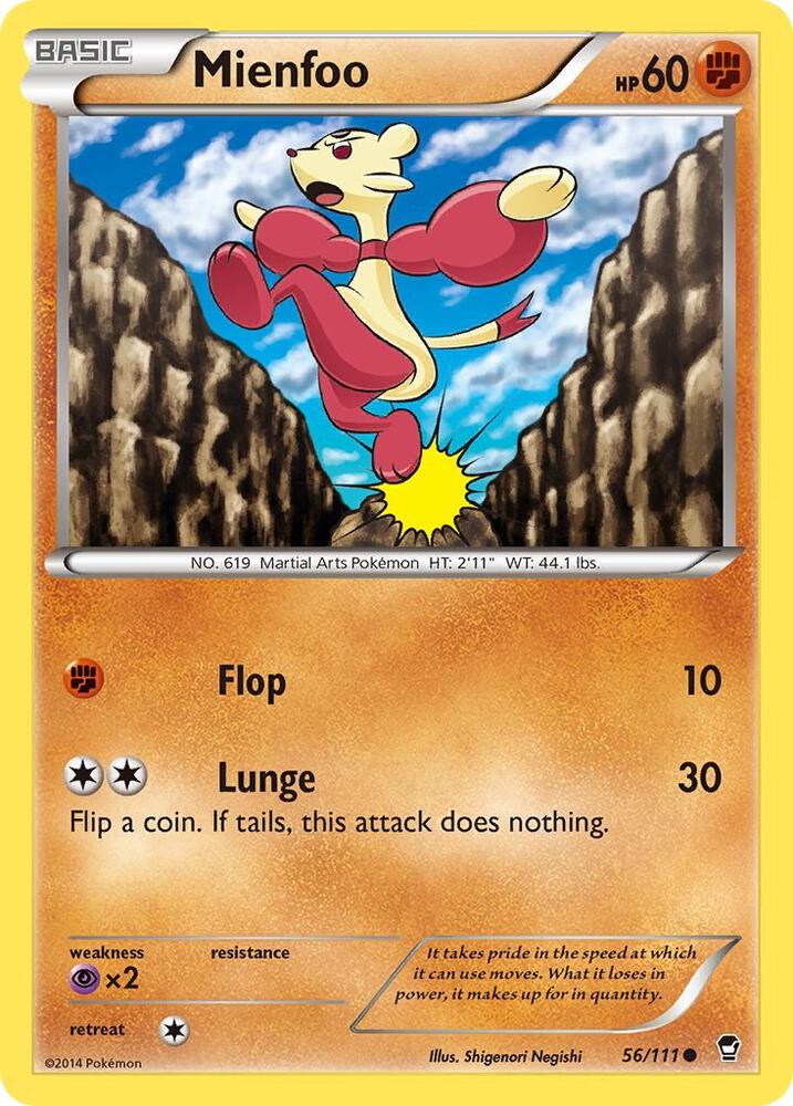 Mienfoo 56/111 (XY - Furious Fists)  | Good Games Adelaide SA