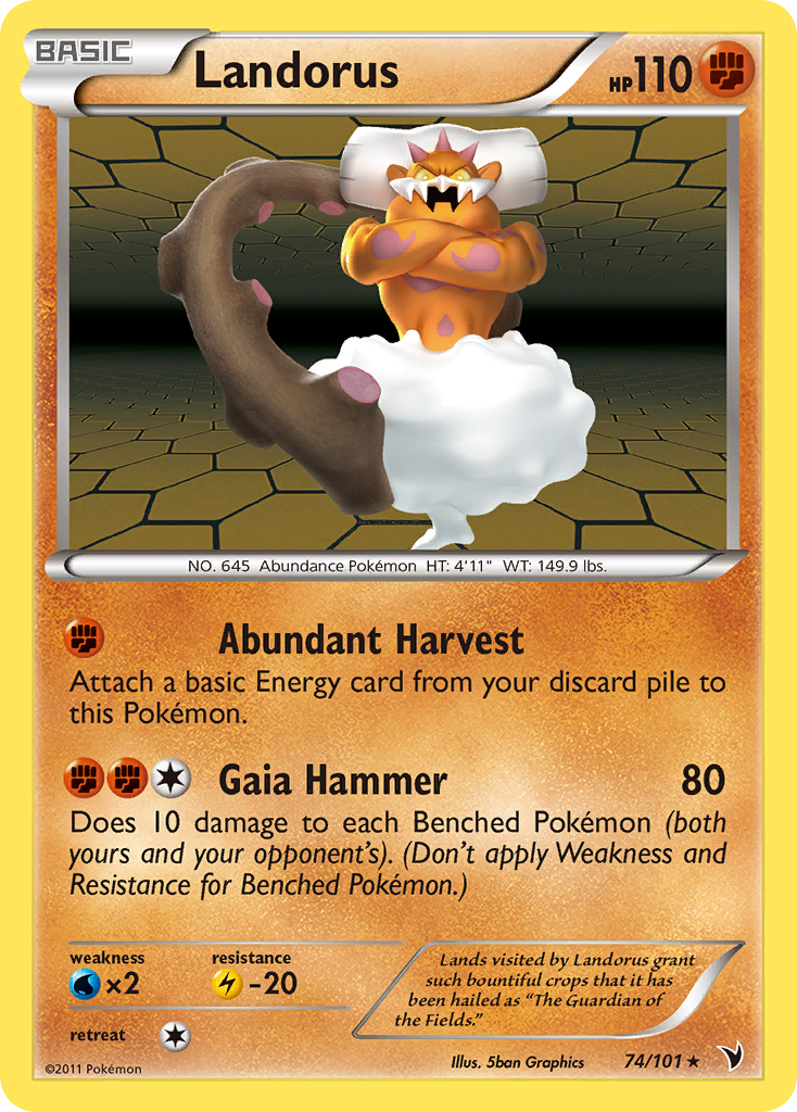 Landorus (74/101) [Black & White: Noble Victories] | Good Games Adelaide SA