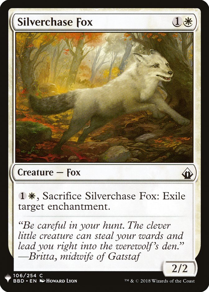 Silverchase Fox [Mystery Booster] | Good Games Adelaide SA