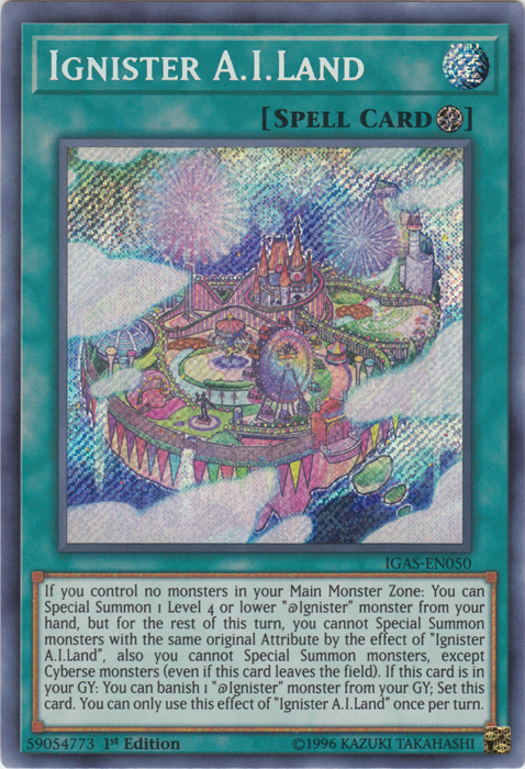 Ignister A.I.Land [IGAS-EN050] Secret Rare | Good Games Adelaide SA