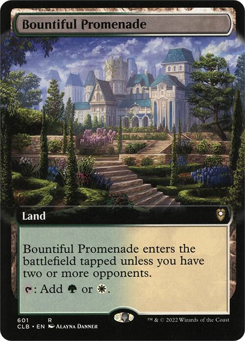 Bountiful Promenade Extended Art 601 (Commander Legends: Battle for Baldur's Gate)  | Good Games Adelaide SA