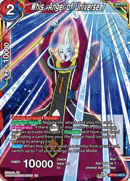 Whis, Angel of Universe 7 [BT16-140] | Good Games Adelaide SA