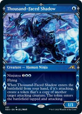 Thousand-Faced Shadow 337 (Kamigawa: Neon Dynasty)  - Showcase | Good Games Adelaide SA