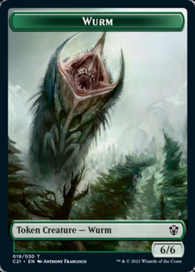 Wurm // Kraken Token [Commander 2021 Tokens] | Good Games Adelaide SA
