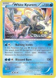 White Kyurem Prerelease Staff XY128 (XY Promos)  - Holofoil | Good Games Adelaide SA