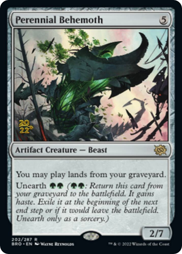 Perennial Behemoth 202 (Prerelease Cards)  - Foil | Good Games Adelaide SA