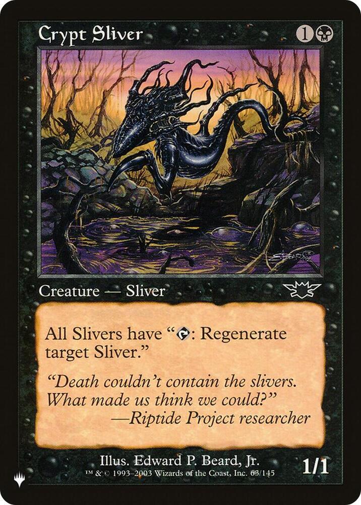 Crypt Sliver 63/145 (The List Reprints)  | Good Games Adelaide SA
