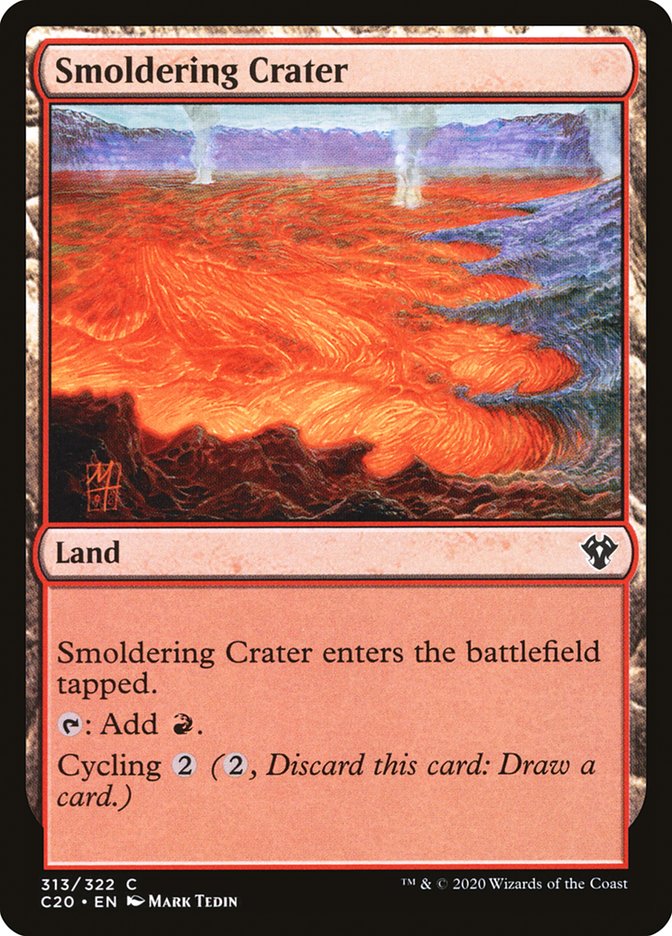 Smoldering Crater [Commander 2020] | Good Games Adelaide SA