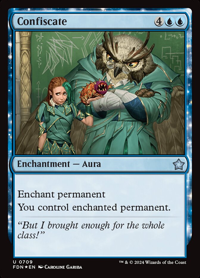 Confiscate 709 (Foundations)  - Foil | Good Games Adelaide SA