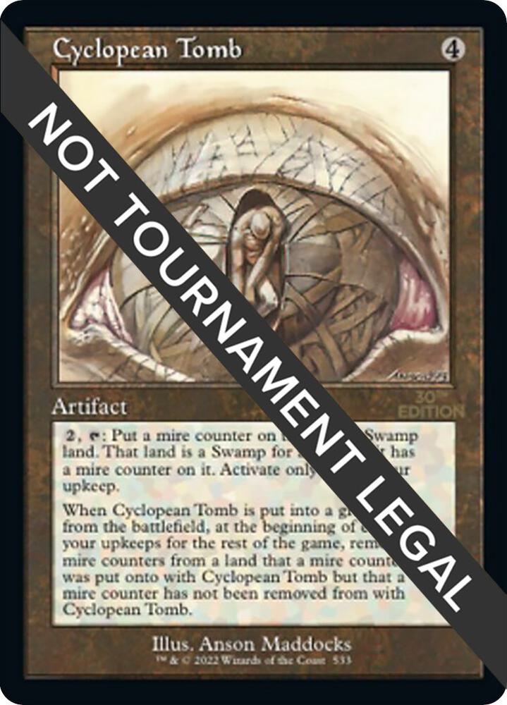 Cyclopean Tomb Retro Frame 533/594 (30th Anniversary Edition)  | Good Games Adelaide SA