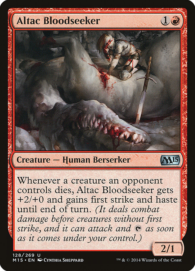 Altac Bloodseeker 128 (Magic 2015 (M15))  - Foil | Good Games Adelaide SA