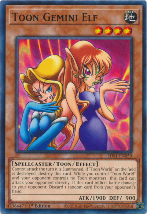 Toon Gemini Elf [LDS1-EN059] Common | Good Games Adelaide SA