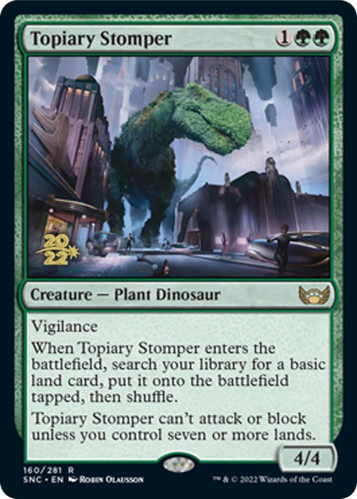 Topiary Stomper 160 (Prerelease Cards)  - Foil | Good Games Adelaide SA
