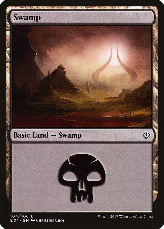 Swamp 104 104 (Archenemy: Nicol Bolas)  | Good Games Adelaide SA