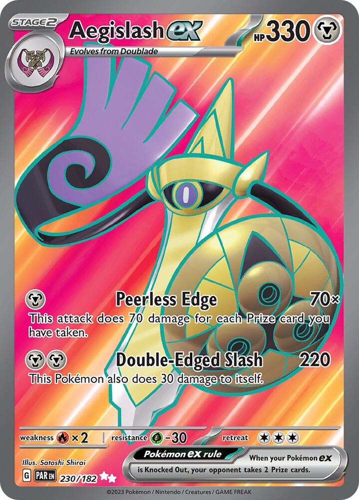 Aegislash ex 230/182 (SV04: Paradox Rift)  - Holofoil | Good Games Adelaide SA
