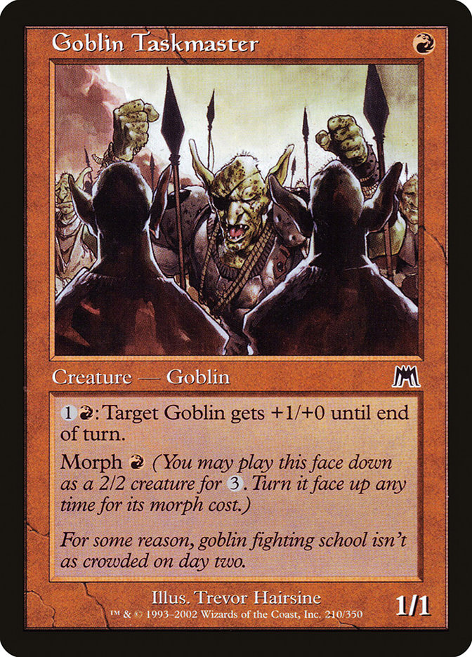 Goblin Taskmaster 210 (Onslaught)  | Good Games Adelaide SA