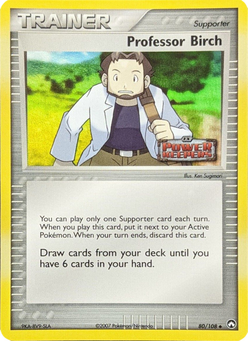 Professor Birch (80/108) (Stamped) [EX: Power Keepers] | Good Games Adelaide SA