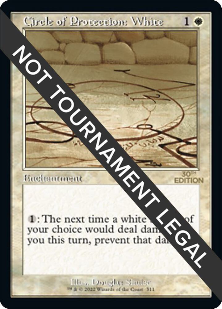 Circle of Protection White Retro Frame 311 (30th Anniversary Edition)  | Good Games Adelaide SA