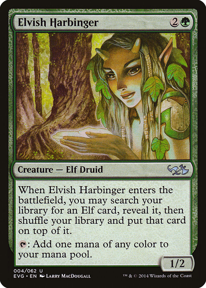 Elvish Harbinger 4 (Duel Decks: Anthology)  | Good Games Adelaide SA