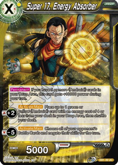 Super 17, Energy Absorber (EB1-039) [Battle Evolution Booster] | Good Games Adelaide SA