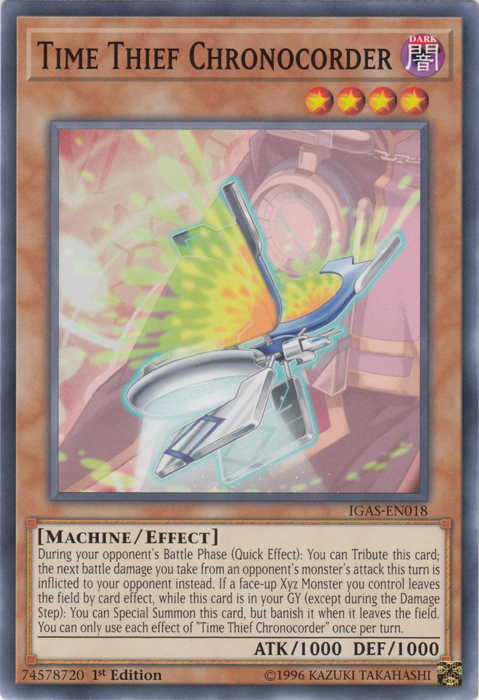 Time Thief Chronocorder [IGAS-EN018] Common | Good Games Adelaide SA