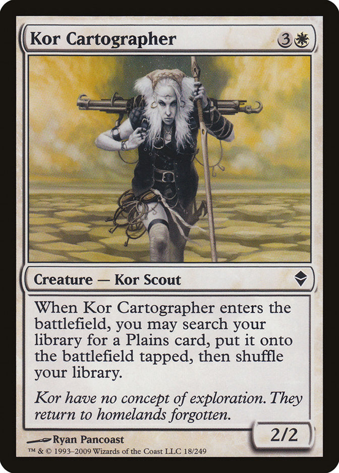 Kor Cartographer [Zendikar] | Good Games Adelaide SA