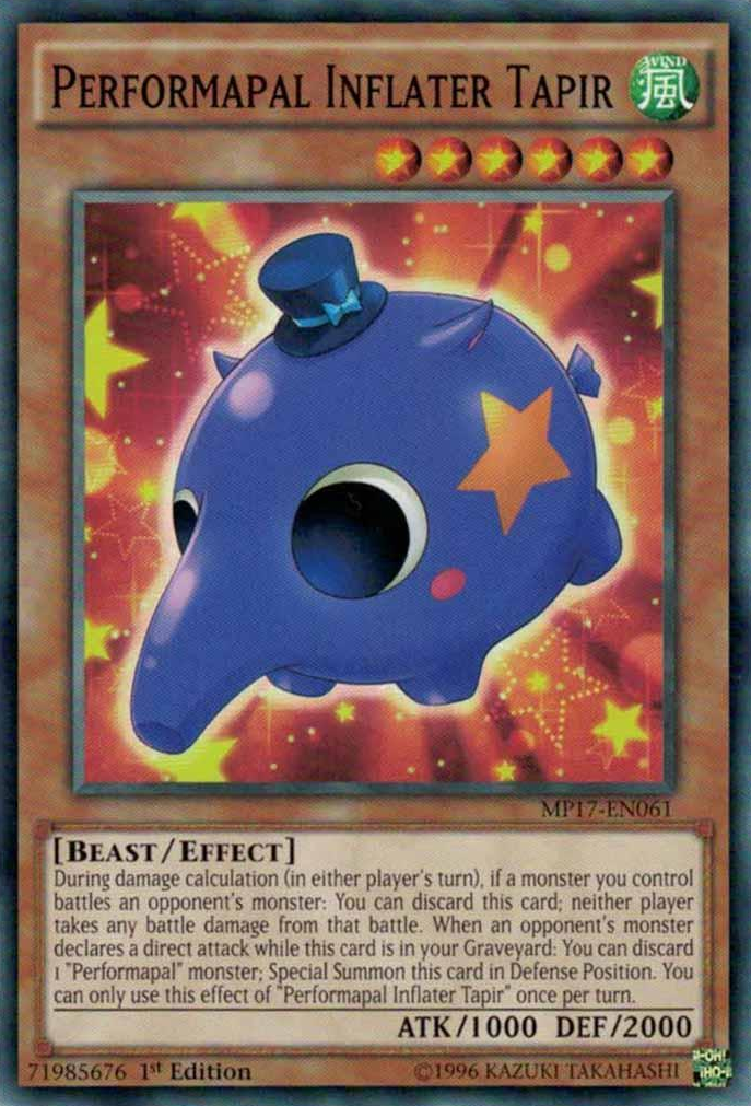 Performapal Inflater Tapir [MP17-EN061] Common | Good Games Adelaide SA