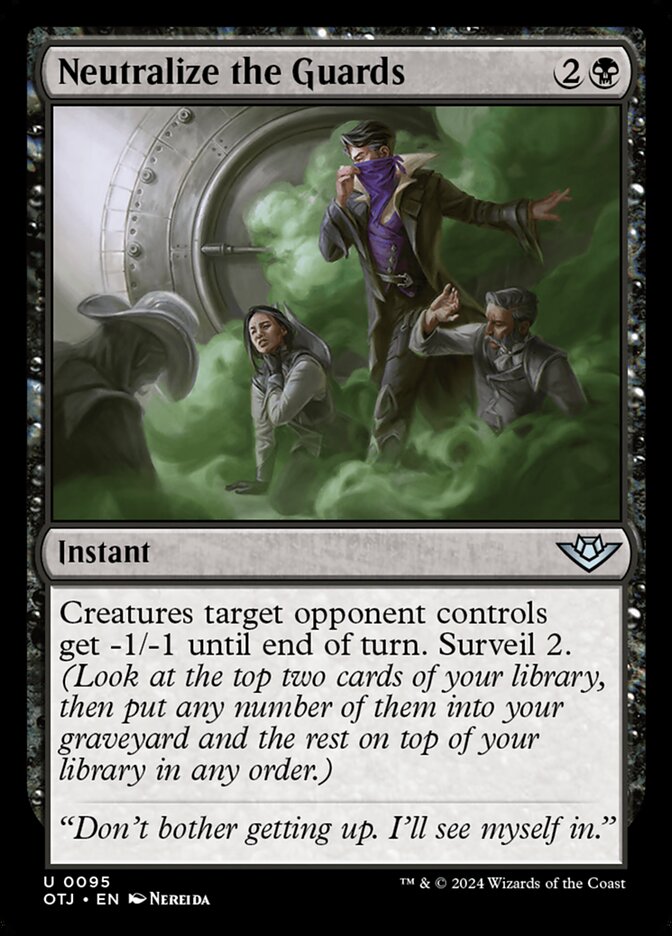 Neutralize the Guards 95/286 (Outlaws of Thunder Junction)  - Foil | Good Games Adelaide SA
