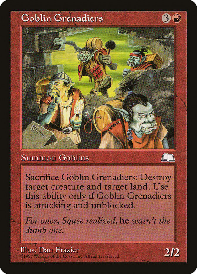 Goblin Grenadiers  (Weatherlight)  | Good Games Adelaide SA
