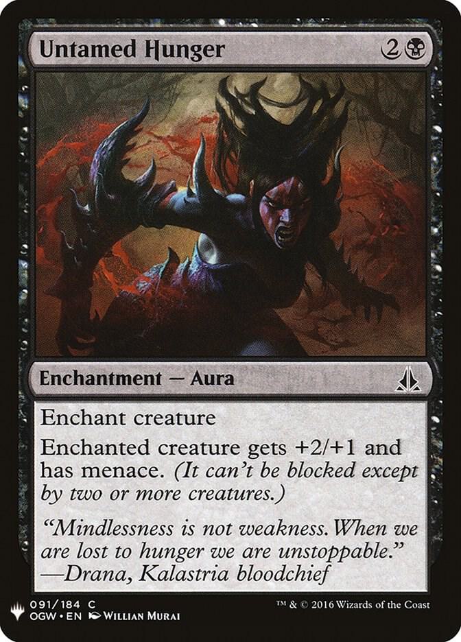 Untamed Hunger 91 (The List Reprints)  | Good Games Adelaide SA