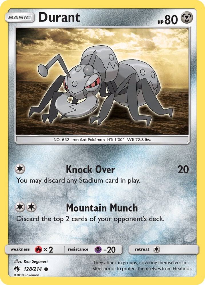 Durant 128/214 (SM - Lost Thunder)  | Good Games Adelaide SA