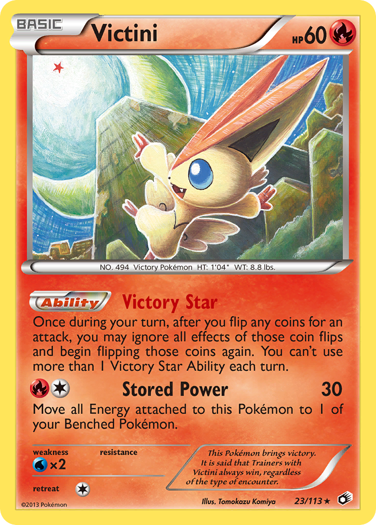 Victini (23/113) (Theme Deck Exclusive) [Black & White: Legendary Treasures] | Good Games Adelaide SA