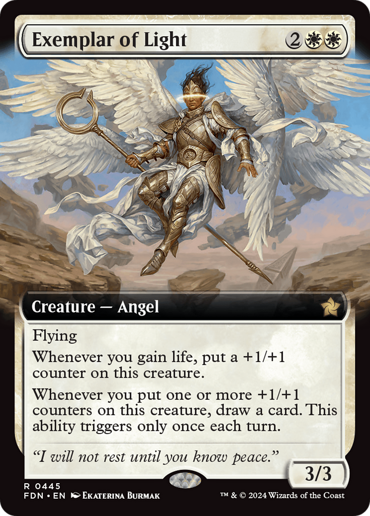 Exemplar of Light (Extended Art) [Foundations] | Good Games Adelaide SA