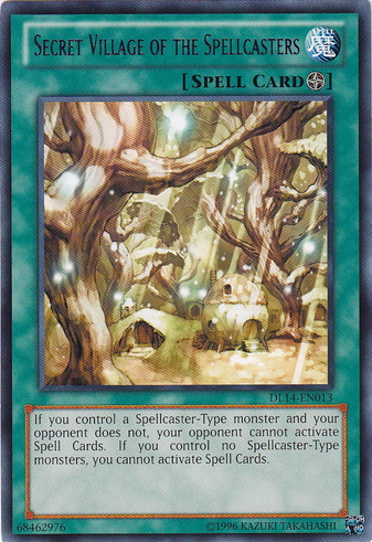 Secret Village of the Spellcasters (Blue) [DL14-EN013] Rare | Good Games Adelaide SA