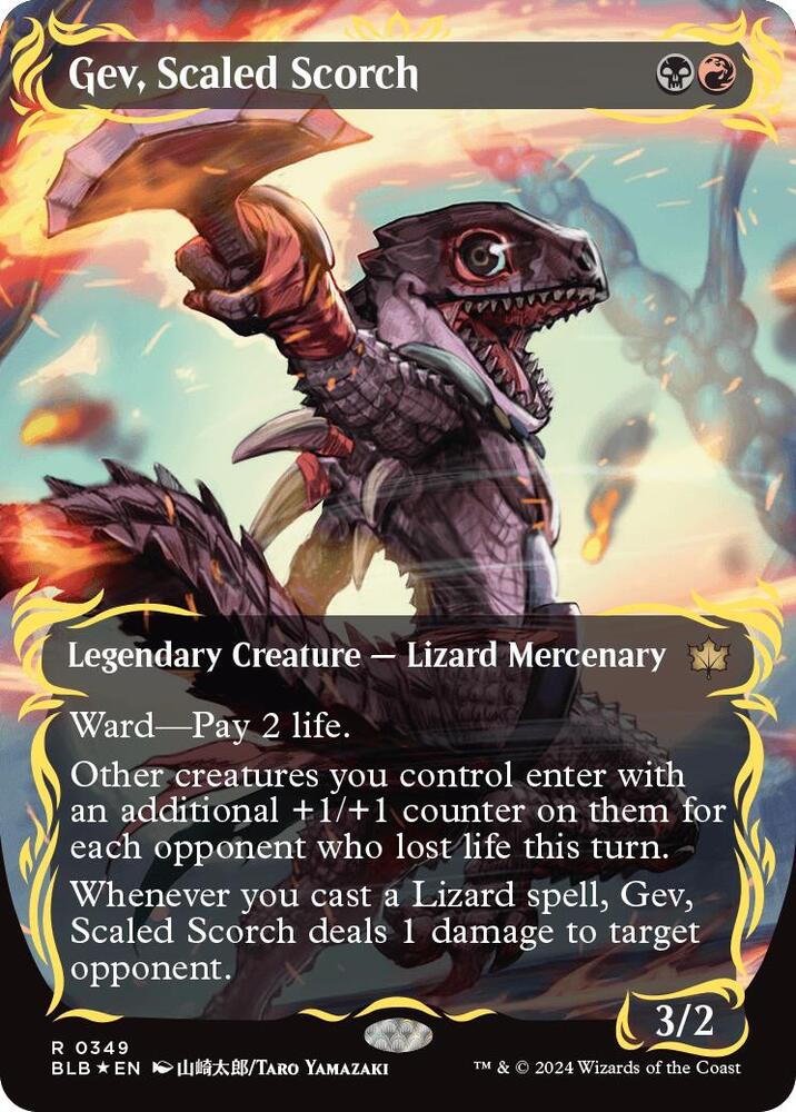 Gev, Scaled Scorch 349 (Bloomburrow)  - Foil | Good Games Adelaide SA