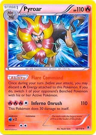 Pyroar 12 119 Cosmos Holo 012/119 (Blister Exclusives)  - Holofoil | Good Games Adelaide SA
