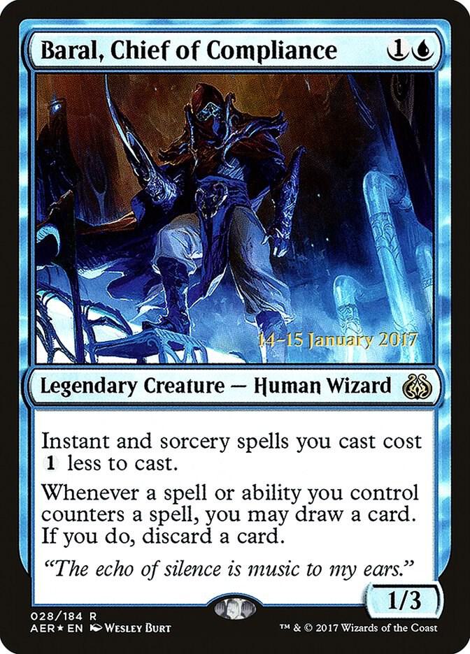 Baral Chief of Compliance 28 (Prerelease Cards)  - Foil | Good Games Adelaide SA