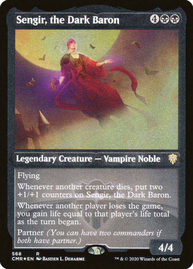 Sengir the Dark Baron Foil Etched 568 (Commander Legends)  - Foil | Good Games Adelaide SA