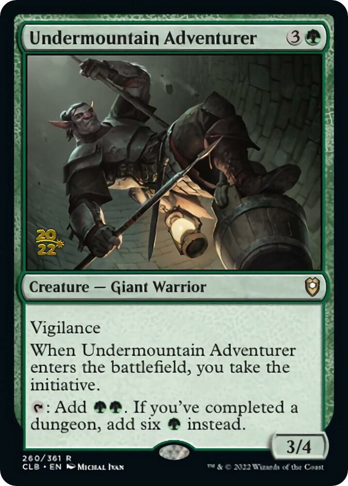 Undermountain Adventurer 260 (Prerelease Cards)  - Foil | Good Games Adelaide SA