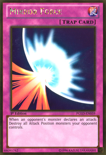 Mirror Force [PGLD-EN059] Gold Rare | Good Games Adelaide SA