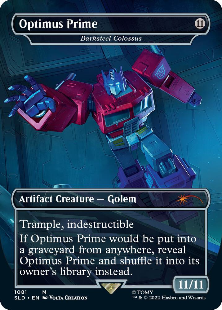 Optimus Prime Darksteel Colossus 1081 (Secret Lair Drop Series)  | Good Games Adelaide SA