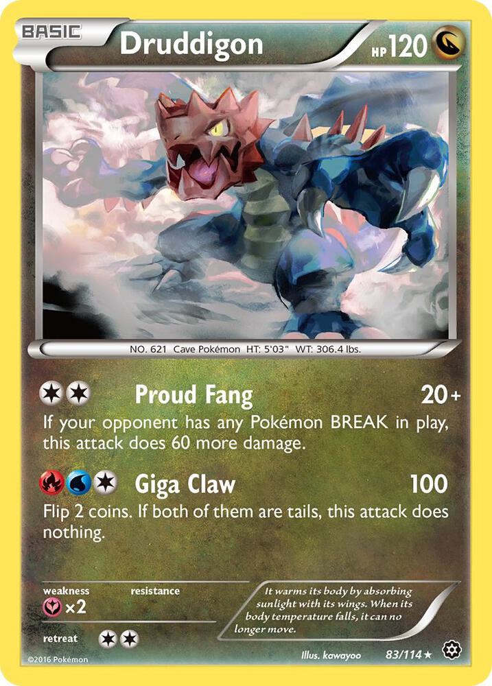 Druddigon 83/114 (XY - Steam Siege)  | Good Games Adelaide SA