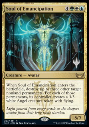 Soul of Emancipation (Promo Pack) [Streets of New Capenna Promos] | Good Games Adelaide SA
