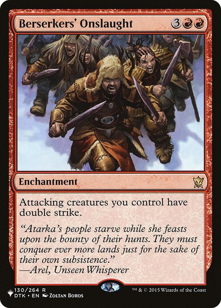 Berserkers Onslaught 130/264 (The List Reprints)  | Good Games Adelaide SA