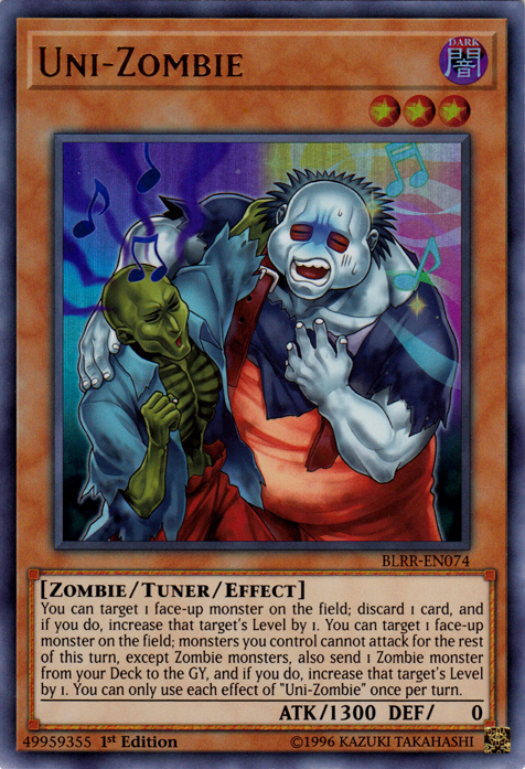 Uni-Zombie [BLRR-EN074] Ultra Rare | Good Games Adelaide SA