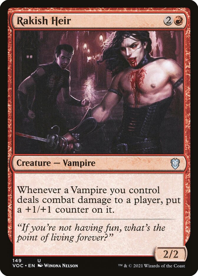 Rakish Heir 149 (Commander: Innistrad: Crimson Vow)  | Good Games Adelaide SA