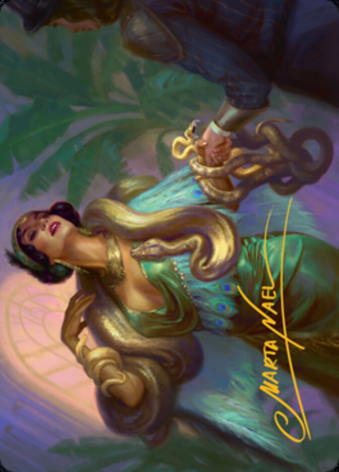 Venom Connoisseur Art Card (Gold-Stamped Signature) [Streets of New Capenna Art Series] | Good Games Adelaide SA