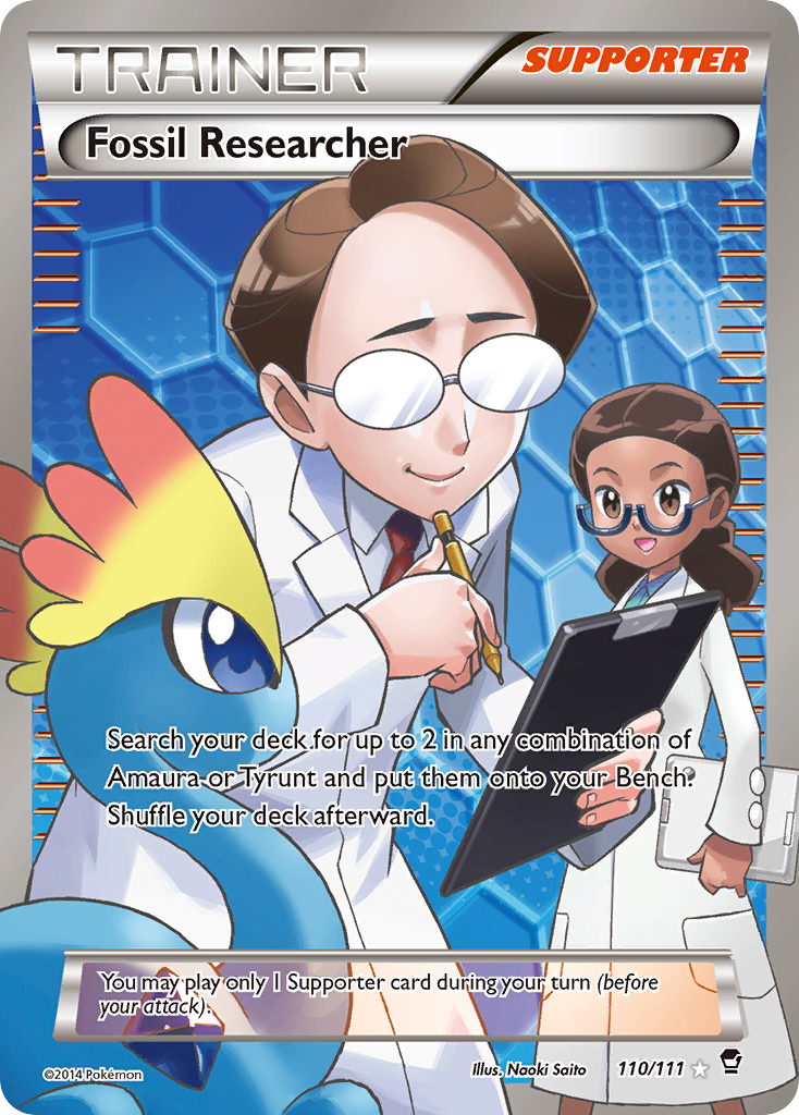 Fossil Researcher (110/111) [XY: Furious Fists] | Good Games Adelaide SA