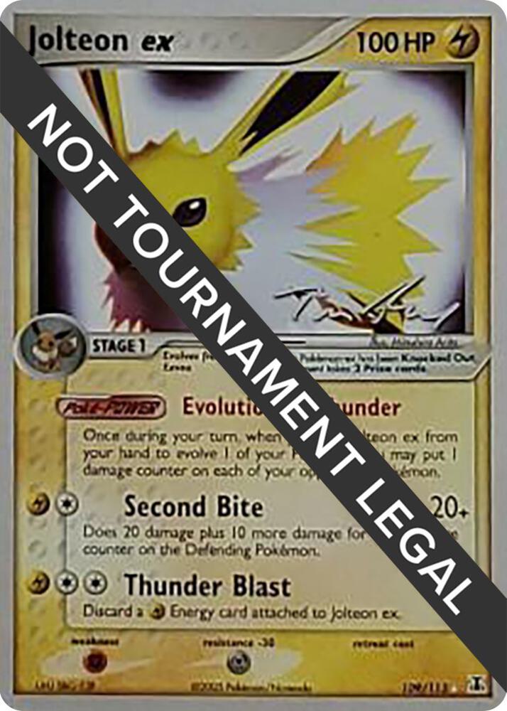 Jolteon ex 2007 Tom Roos 109/113 (World Championship Decks)  | Good Games Adelaide SA